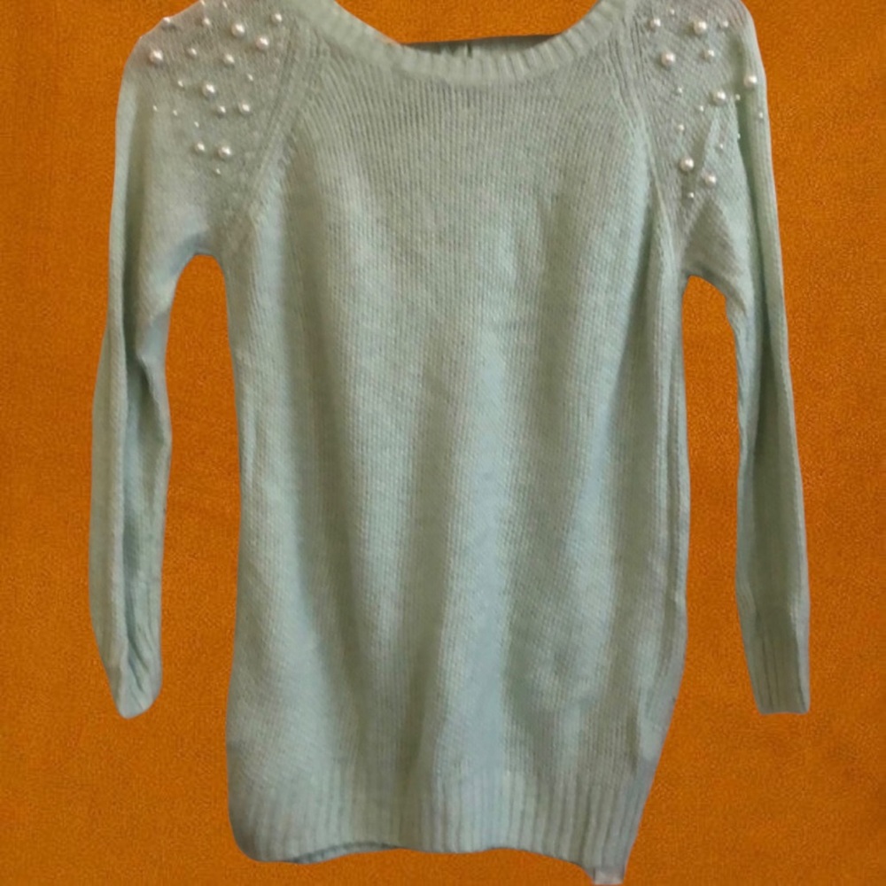 Sweater with Pearls